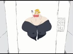 animated big_ass female huge_ass leshawk meat_wall_(body_type) tagme video