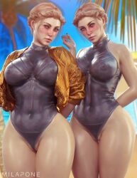 2girls 3d android android_girl athletic athletic_female atomic_heart ballerina big_breasts blonde_hair breasts bust busty cleavage crown_braid curvaceous curvy curvy_figure digital_media_(artwork) ekaterina_nechayeva eyes female female_focus female_only fit fit_female focus_entertainment gynoid hips hourglass_figure huge_ass huge_breasts human humanized humanoid large_breasts left_(atomic_heart) legs long_fingernails mature mature_female milapone mundfish right_(atomic_heart) robot_girl robot_humanoid russian soviet_union spoilers the_twins_(atomic_heart) thick thick_ass thick_hips thick_legs thick_thighs thighs top_heavy twins upper_body voluptuous waist wide_hips