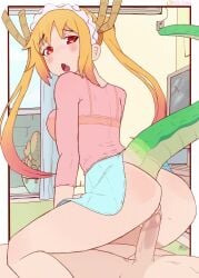 1boy 1girls alternate_version_available animated duo high_resolution litsilium miss_kobayashi's_dragon_maid no_panties penis pussy reverse_cowgirl_position sex shorter_than_10_seconds shorter_than_30_seconds skirt tagme tail tohru_(dragon_maid) twintails vaginal_penetration very_high_resolution video