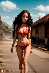 1girls ai_generated ai_hands avatar_legends avatar_the_last_airbender blue_eyes brown_hair detailed dinixdream female high_quality katara long_hair looking_at_viewer patreon patreon_username photorealistic princess realistic seductive self_upload sensitive solo stable_diffusion water_tribe