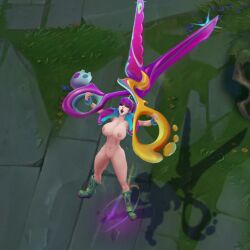 1girls 3d animated areolae ass big_ass big_breasts big_butt breasts breasts_bigger_than_head curvy female female_only functionally_nude functionally_nude_female gwen_(league_of_legends) jumping large_breasts league_of_legends long_hair mod ninfrock nipples no_bra no_panties no_underwear pussy scissors shaved_pussy solo solo_female space_groove_gwen space_groove_series summoner's_rift surprised thick_thighs twintails wide_hips