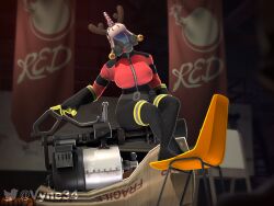 3d alternate_costume big_ass big_breasts big_butt bodysuit chair fempyro gas_mask gun hat heavy_(team_fortress_2) heavy_weapons_guy imminent_death latex latex_bodysuit latex_clothing latex_gloves latex_suit latex_thighhighs minigun sitting sitting_down source_filmmaker taunting team_fortress_2 tease teasing tf2 touching_sasha vyne who_thouched_my_gun?! wide_hips