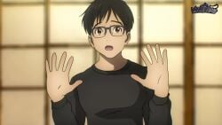 black_hair black_hair_bottom domination gay katsuki_yuuri light_hair_on_dark_hair maoh_king seductive tagme video viktor_nikiforov white_hair white_hair_on_black_hair white_hair_top yuri!!!_on_ice