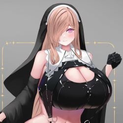 1girls 2020s 2023 2d 2d_(artwork) 5_fingers alikap background beige_body beige_skin belly belly_button bending bending_forward bending_over bent_forward bent_over big_breasts big_hips black_clothes black_clothing black_latex black_leather blonde_female blonde_hair blonde_hair_female blush blush_lines blushed blushing_at_viewer breasts cleavage cleavage_cutout closed_mouth clothed clothed_female clothes clothing color colored cropped cropped_arms cropped_torso cross curvy curvy_body curvy_female curvy_figure curvy_hips ear ears ears_up eyelashes eyes eyes_open female female_focus female_only fingers first_person_perspective first_person_view glove gloved gloved_hand gloved_hands gloves grey_background hair hair_over_one_eye half-dressed half_dressed half_naked half_naked_female half_nude hips human humanoid large_breasts latex latex_clothing latex_suit leather leather_clothing leather_gloves light-skinned light-skinned_female light_skin long_hair looking_at_viewer mammal mammal_humanoid maria_kurumitsuki_(alikap) mouth mouth_closed naughty neck no_dialogue no_panties no_text no_text_version nude nude_female nun nun_hat nun_outfit oc original original_artwork original_character partially_clothed partially_clothed_female partially_clothed_human partially_nude partially_nude_female partially_undressed pov pov_eye_contact purple_eyes reveal revealing revealing_clothes revealing_clothing revealing_outfit simple_background skin slim slim_girl smile smiling smiling_at_viewer solo solo_focus suggestive suggestive_look suggestive_pose suggestive_posing textless textless_version tied_hair tight tight_clothes tight_clothing tight_dress tight_fit voluptuous voluptuous_female wide_hips yellow_hair