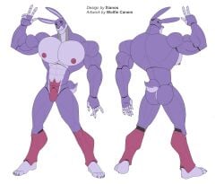 1boy 1male 2023 abs animatronic anthro_focus anthro_on_anthro anthro_only anthro_solo ass ass_focus bara barazoku beefy biceps big_bulge bigger_male black_nose bonnie_(fnaf) bubble_ass bubble_butt bulge butt_focus claws completely_nude completely_nude_male cotton_tail digital_drawing_(artwork) digital_media_(artwork) finger_claws five_nights_at_freddy's five_nights_at_freddy's:_security_breach fluffy_tail fuck_nights_at_freddy's_(au) furry furry_male furry_only gay gay_male glamrock_bonnie_(fnaf) hyper hyper_ass hyper_muscles kingpin_bonnie_(xianoschaos) legwear long_ears looking_at_viewer machine male male_anthro male_focus male_only manly muscular muscular_anthro muscular_arms muscular_male muscular_thighs nipples nude nude_male pecs pectorals posing_for_the_viewer robot scottgames shaka_sign short_tail simple_background smile smiley_face smiling smiling_at_viewer solo solo_anthro solo_focus solo_in_panel solo_male steel_wool_studios toe_claws toes wolfiecanem xianos