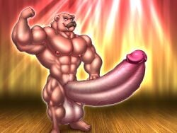 abs big_penis furry huge_balls huge_cock huge_cock hyper hyper_cock hyper_penis interval male male_only muscle muscles muscular muscular_male pecs penis