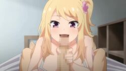 1boy 1girls animated bed bedroom between_legs big_breasts big_penis blonde_hair blush breasts brother_and_sister censored cute erect_penis eye_contact eyes_open fellatio female fringe holding holding_penis huge_breasts imminent_deepthroat imouto imouto_wa_gal_kawaii incest large_penis legs_spread licking licking_penis long_hair looking_at_another looking_at_viewer male mizusawa_rino morning morning_after mp4 naked naked_male nude nude_male on_bed oral oral_sex penis pov purple_eyes schoolgirl shindou_shouhei side_ponytail sound tagme teenage_girl teenager topwear video voice_acted white_skin younger_female younger_male