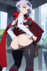 ai_generated ass ass_focus croix_meridies little_witch_academia