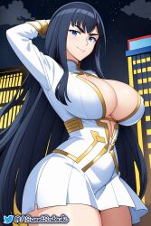 ai_generated big_ass big_belly big_breasts capi_mapache kill_la_kill kiryuuin_satsuki thick_ass thick_thighs