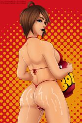 2020 2d 2d_(artwork) cum cum_on_ass cum_on_body fortnite pinup pinup_pose tntina tyrana