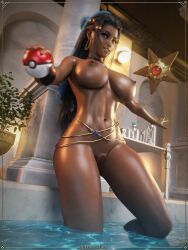 1girls 3d ass athletic athletic_female big_ass big_breasts bottom_heavy breasts brown-skinned_female brown_body brown_skin bust busty casual_nudity chest cleavage curvaceous curvy curvy_figure dark-skinned_female dark_skin datzalab eyebrows eyelashes eyes female female_focus fit fit_female game_freak hair hips hourglass_figure huge_ass huge_breasts human large_ass large_breasts legs lips mature mature_female nessa_(pokemon) nintendo pokemon pokemon_ss slim slim_waist thick thick_hips thick_legs thick_thighs thighs top_heavy top_heavy_breasts upper_body voluptuous voluptuous_female waist wide_hips