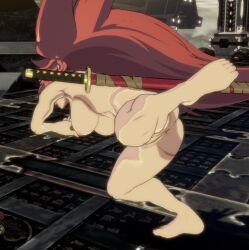 3d anus ass baiken breasts guilty_gear mod pussy tagme video_games