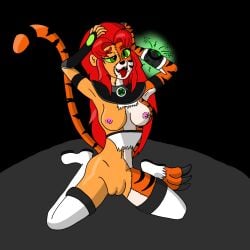 alien_girl alien_humanoid ben_10 ben_tennyson benfire breasts dc dc_comics female_ben furry furry_transformation gender_transformation genderswap_(mtf) nude quattrosayla rule_63 solo starfire tagme tamaranean teen_titans tiger_girl torn_clothes vagina