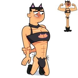 brick_(tdi) gay slutty_outfit solo_male total_drama_island weasdepiro yaoi