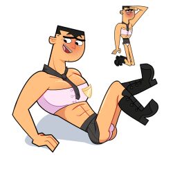 brick_(tdi) gay slutty_outfit solo_male total_drama_island weasdepiro yaoi