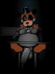 animatronic balls bear carnie_(fnaf) cum five_nights_at_freddy's fnaf freddy_(fnaf) furry furry_only leaking_cum male male_focus male_only penis scottgames solo_male