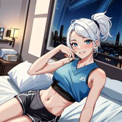 ai_generated blue_eyes jett_(valorant) smartsloth valorant white_hair