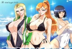 2010s 2019 3girls aged_up ben_10 ben_10_alien_force ben_10_ultimate_alien big_breasts bikini cartoon_network eunice eunice_(ben_10) female female_only gwen_tennyson gwen_tennyson_(alien_force) gwen_tennyson_(ultimate_alien) julie_yamamoto multiple_girls the-dark-knight19089