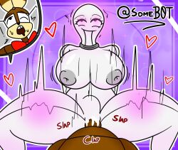 artist_logo artist_name artist_signature big_ass big_balls big_breasts big_butt big_nipples big_penis busty cum cum_in_pussy cum_inside gift_art huge_ass huge_breasts huge_butt huge_cock huge_nipples oc original_character original_characters pink_eyes plap robot robot_bunny robot_girl robot_humanoid sex_noises sex_sounds somebot