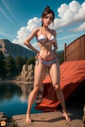 1girls ai_generated ai_hands avatar_legends avatar_the_last_airbender breasts brown_hair detailed dinixdream female fire_nation high_quality looking_at_viewer nipples patreon patreon_username photorealistic princess pussy realistic seductive self_upload sensitive solo stable_diffusion ty_lee