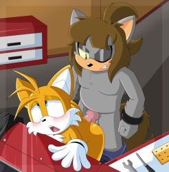 2boys anal anal_sex anthro ass blakeynsfw butt fan_character femboy furry furry_only gay knot knotted_penis oc original_character pants_down pants_pull penetration penis sex_from_behind sonic_(series) sonic_oc sonic_the_hedgehog_(series) tails yaoi