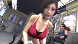 3d ada_wong animated crossover eastern_and_western_character handjob jill_valentine jill_valentine_(sasha_zotova) monster outlast resident_evil resident_evil_2 riding scathachalter sex sound straight subway_train tagme vaginal_penetration video walrider