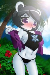 anthro bikini blush chacrawarrior freedom_planet freedom_planet_2 neera_li panda video_games