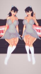 2girls 3d 3d_(artwork) ass athletic athletic_female big_ass big_breasts black_hair bottom_heavy breasts bust busty chest cleavage curvaceous curvy curvy_figure dark_hair eyebrows eyelashes eyes female female_focus fit fit_female hair hips hourglass_figure huge_ass huge_breasts human kaoskatsu large_ass large_breasts legs light-skinned_female light_skin lips mature mature_female my_mom_and_sister_are_size_queen_sluts round_breasts sisters slim slim_waist slutwr1ter straight thick thick_hips thick_legs thick_thighs thighs top_heavy top_heavy_breasts twins upper_body valentina_herron vanessa_herron voluptuous voluptuous_female waist wide_hips wide_thighs