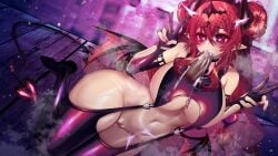 demon_girl huge_breasts huge_thighs osiimi voluptuous