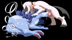 absol ass balls blue_body bodily_fluids claws cum cum_on_butt fellatio female feral feral_on_feral furry_dick genital_fluids legendary_pokemon male nintendo oral pata pawpads penile pokémon_(species) pokemon pokemon_(species) sex straight suicune sweat toe_claws upscaled video_games white_body