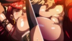 1girls 3boys animated areola big_breasts black_legwear blue_eyes blush bounce bouncing_breast breasts captured censored censored_penis clothed clothing erect_nipple female female_penetrated forced half-dressed high_resolution highres holding holding_arms huge_breasts isekai_yaricir_omae_no_mono_wa_ore_no_mono large_breasts legs legs_held_open legs_together legs_up legwear long_hair male moaning mouth_hold mp4 nipple pubic_hair pussy_juice pussy_juice_drip rape red_hair sex sound split_screen sweat sweating tagme tears thick_thighs thighhighs thighs thrusting vaginal_penetration vaginal_sex video voice_acted wet wet_pussy white_skin