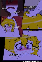 1futa 1girls 2020 ahoge areolae big_breasts big_penis black_hair blonde_hair breasts burplenurpless comic completely_nude cum cum_in_mouth cum_inside dialogue duo ejaculation english_text erection fellatio female futa_on_female futanari half-sisters half_siblings handjob human incest intersex light-skinned_female light-skinned_futa light_skin long_hair nipples nude oral orgasm paizuri penis ruby_rose rwby short_hair siblings sisters text yang_xiao_long