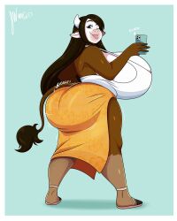 anthro artjwink big_ass big_breasts bovine breasts bubble_butt cow furry huge_ass huge_breasts jwinkz thick_thighs wide_hips