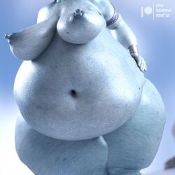 3d 3d_(artwork) areolae ass bbw belly big_ass big_belly big_feet blue_areola blue_body blue_skin breasts chubby chubby_female crown daz3d daz_studio female female_only gilf granny hair large_ass large_belly large_butt legs lowhangingfruit3d_(artist) nipples nude nude_female obese old_woman older_female overweight overweight_female pinup solo solo_female solo_focus thick thick_ass thick_thighs thighs white_hair wide_hips winter_fae