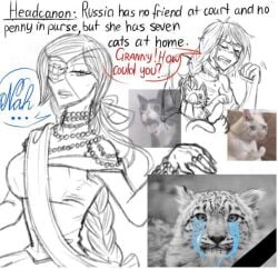 countryhumans countryhumans_girl crying_cat feline meme russian_empire_(countryhumans) safe sfw silly_cats story