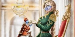 aristocracy aristocrat big breasts chandelier countryhumans countryhumans_girl kazakh_khanate_(countryhumans) russian_empire_(countryhumans) vore vore_disposal vore_story vore_story_in_the_links vore_story_in_the_source