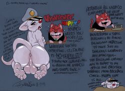 anthro anus ass backsack balls bandai_namco duo feet felid feline foot_focus genitals goro_(mappy) greek_toe hi_res hindpaw male male/male mammal mappy mappy_(character) mouse murid murine paws rodent shiftylook soles thebigmansini toes