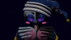 3d big_breasts big_penis blowjob breasts daycare_attendant_(fnaf) five_nights_at_freddy's moondrop nipples penis petru pink_eyes