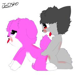 artist_logo bad_art cringe discord_(mlp) domestic_dog duo fox friendship_is_magic furry futanari hasbro hi_res horrible_anatomy intersex intersex/male jedspook jedssko logo maicol male mammal my_little_pony shitty_art what