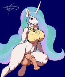 1futa 2014 alicorn animal_genitalia animal_penis anthro areola ass balls bottomless breasts cleavage curvy equine equine_penis erect_nipples freckles_(artist) friendship_is_magic furry futa_only futanari half-erect horn horse horsecock huge_balls huge_breasts huge_penis intersex large_ass looking_at_viewer mammal mile my_little_pony nipple_bulge nipples penis princess_celestia_(mlp) semi-erect solo solo_futa uncensored wings