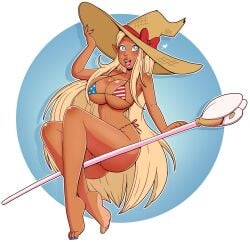 bimbo disney disney_channel huge_ass huge_breasts lilith_clawthorne midriff navel tan the_owl_house thick_lips thick_thighs wide_hips wrenzephyr2