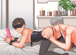 alikurai gay_sex katsuki_yuuri mao_di viktor_nikiforov yuri!!!_on_ice