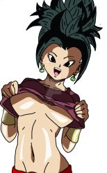 1girls :d abs belly belly_button black_eyes black_hair boobs breasts crop_top dragon_ball dragon_ball_super female female_abs female_focus female_only female_saiyan fit_female fusion fusion_character gold_bracelet golden_bracelet golden_bracelets green_earrings jewelry kafla kefla kiokendragon looking_at_viewer looking_pleasured navel old_art pink_crop_top pink_shirt potara_earrings potara_fusion presenting presenting_breasts pulling_shirt pulling_shirt_up saiyan saiyan_girl shiny shiny_breasts shiny_hair shiny_skin smile smiling smiling_at_viewer solo solo_female tits tournament_of_power transparent_background transparent_png underboob voluptuous voluptuous_female watermark