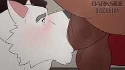 2d 2d_animation ahe_gao animated anthro anthro_on_anthro balls barefoot bear big_balls big_penis blowjob_under_table brown_fur canid canine canis cum cum_from_nose cum_in_mouth cum_in_throat cum_inflation cum_inside cum_on_face cum_on_penis cumflation cumshot darksideofdiscovery deepthroat desk english_text erect_nipples face_fucking facefuck feet_up fellatio footjob footjob_under_table footjob_while_penetrating gay gay_blowjob gay_deepthroat hat heartbeat humanoid_genitalia humanoid_penis inflation legs_spread long_playtime male male/male male_only mammal moaning mostly_nude musk musk_clouds musky_cock nipples oral overweight_anthro overweight_male pawpads pecs penetrating_pov penis penis_in_mouth sitting soles sound sound_warning spread_legs suit testicles text thick_penis throbbing throbbing_balls throbbing_penis toe_claws toes two-footed_footjob under_the_table ursid ursine video white_body white_fur wolf workplace yaoi