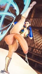 3d 3d_(artwork) balls big_balls big_penis big_testicles breasts chun-li cum dickgirl futa_only futanari huge_balls huge_cock huge_testicles large_balls large_penis large_testicles massive_penis penis semper_jack street_fighter street_fighter_6 testicles