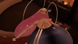 big_breasts breasts dotolie3d huge_breasts pheromosa pokémon_(species) pokemon pokemon_(species) thick_thighs wide_hips