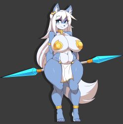 anthro big_breasts breasts female matypup thick_thighs wide_hips