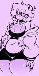 antdraws big_breasts breasts buglatte bugspresso chubby chubby_female lofiglade marblebit pixelsoda shorts smolmarble thick thick_hips thick_legs thick_lips thick_thighs