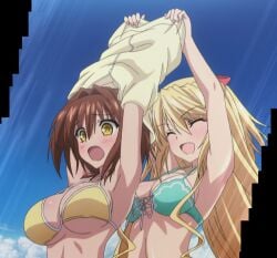 absolute_duo bikini hotaka_miyabi miyabi_hotaka screencap suprised