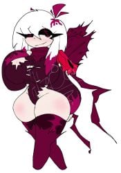 alter9code breasts dusttrust dusttrust_sans female_sans humanized rule_63 sans sans_au tagme tagme_(character) thighhighs thighs undertale_au white_background